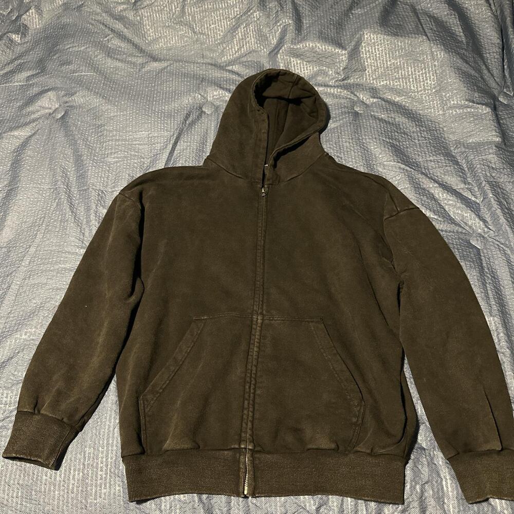 Rolling Loud Charcoal zip up hooded sweatshirt